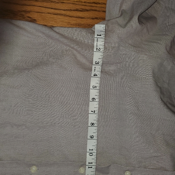 Perry Ellis Portfolio light purple large striped long sleeve button down. - Picture 5 of 10